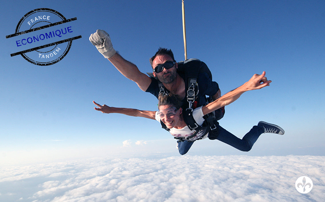 Baptême de saut en parachute Tandem
