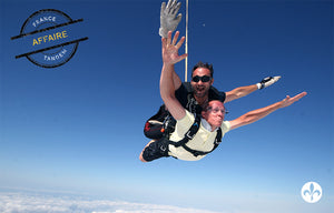 Baptême de saut en parachute Tandem