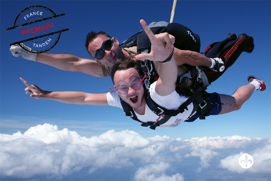 Baptême de saut en parachute Tandem